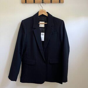 Abercrombie & Fitch blazer in dark charcoal